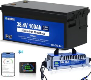 10. DC HOUSE 36V Lithium Battery for Golf Cart