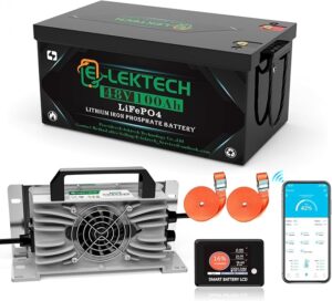 13. E-LekTech 48V Lithium Battery for Golf Cart