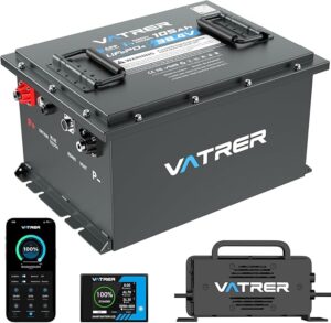 3. VATRER POWER 36V Lithium Battery for Golf Cart