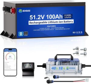 DC HOUSE 48V Lithium Golf Cart Battery